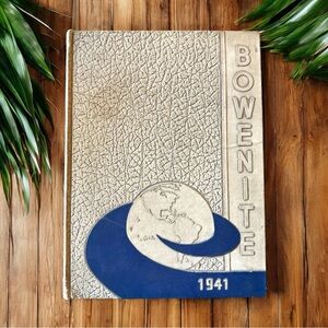 VINTAGE 1941 Bowenite Yearbook - Bowen High School, Chicago - Retro / Nostalgia
